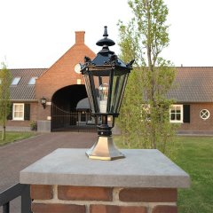 Lanterne d'extérieur Asselt bronze - 64 cm