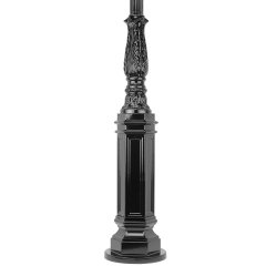 Street lamp antique Hoogvliet bronze - 320 cm