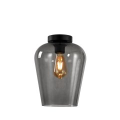 Deckenlampe grau kelchglas Agordo - Ø 24 cm